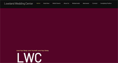Desktop Screenshot of lovelandweddingcenter.com