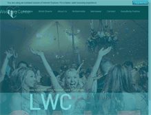 Tablet Screenshot of lovelandweddingcenter.com